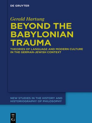 cover image of Beyond the Babylonian Trauma